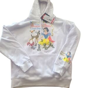 Disney Snow White Princess Graphic Hoodie Sweatshirt Ladies‎ Sz S